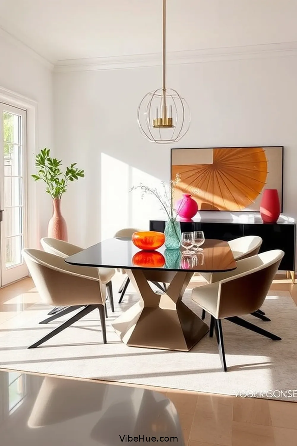 Refresh Your Spring Dining Room in Contemporary Style 4 Introduce Statement Furniture for Refresh Your Spring Dining Room in Contemporary Style