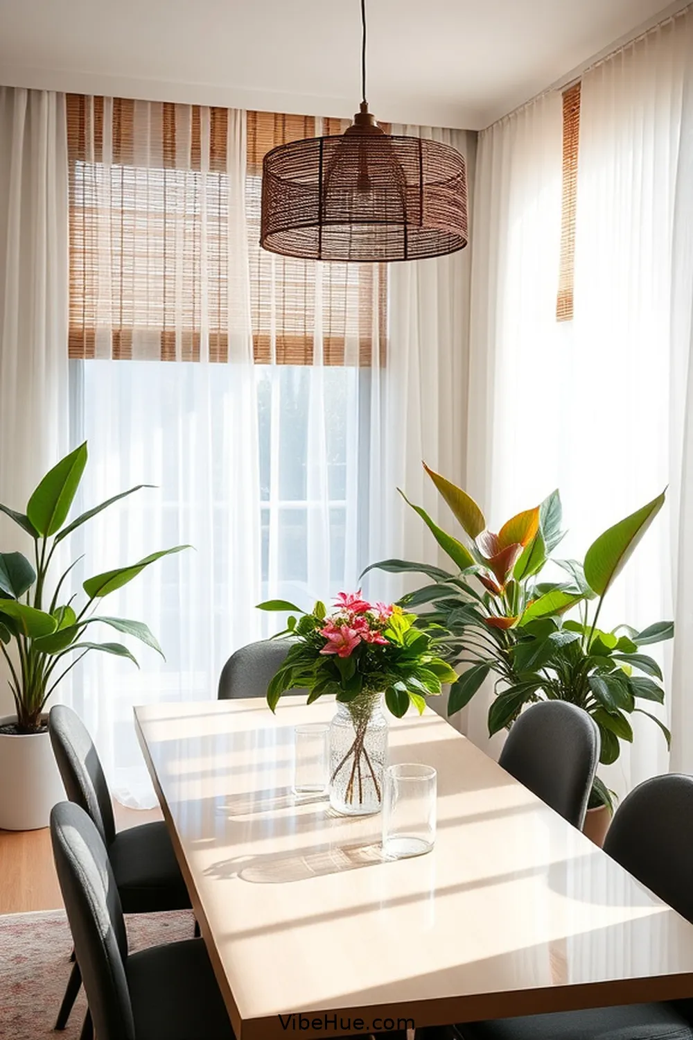 Refresh Your Spring Dining Room in Contemporary Style 12 Refresh Your Window Treatments for Refresh Your Spring Dining Room in Contemporary Style