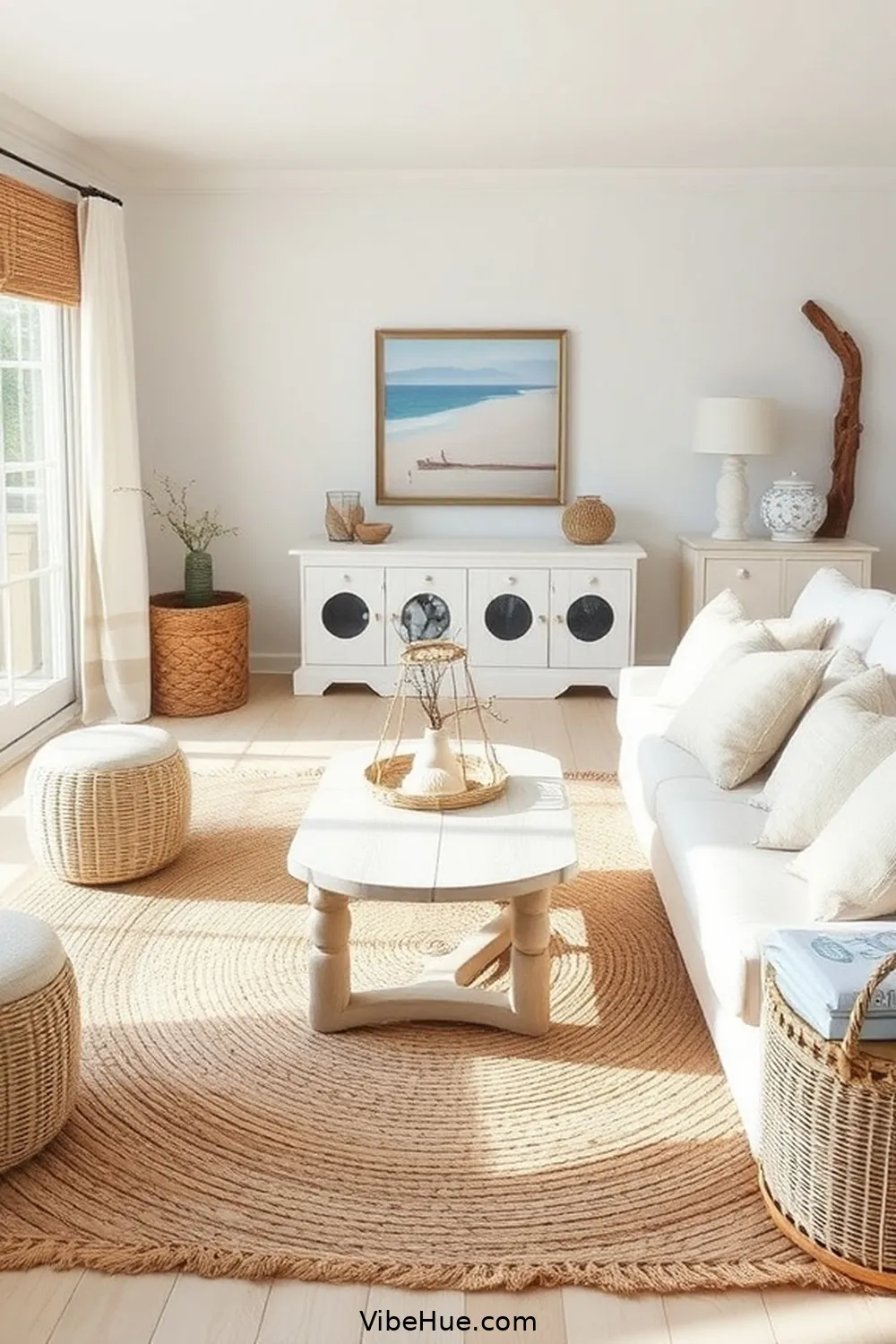 Step-by-Step Guide for Decorating Your Holiday Living Room in Coastal Style 3 Incorporate Natural Textures for Step-by-Step Guide for Decorating Your Holiday Living Room in Coastal Style
