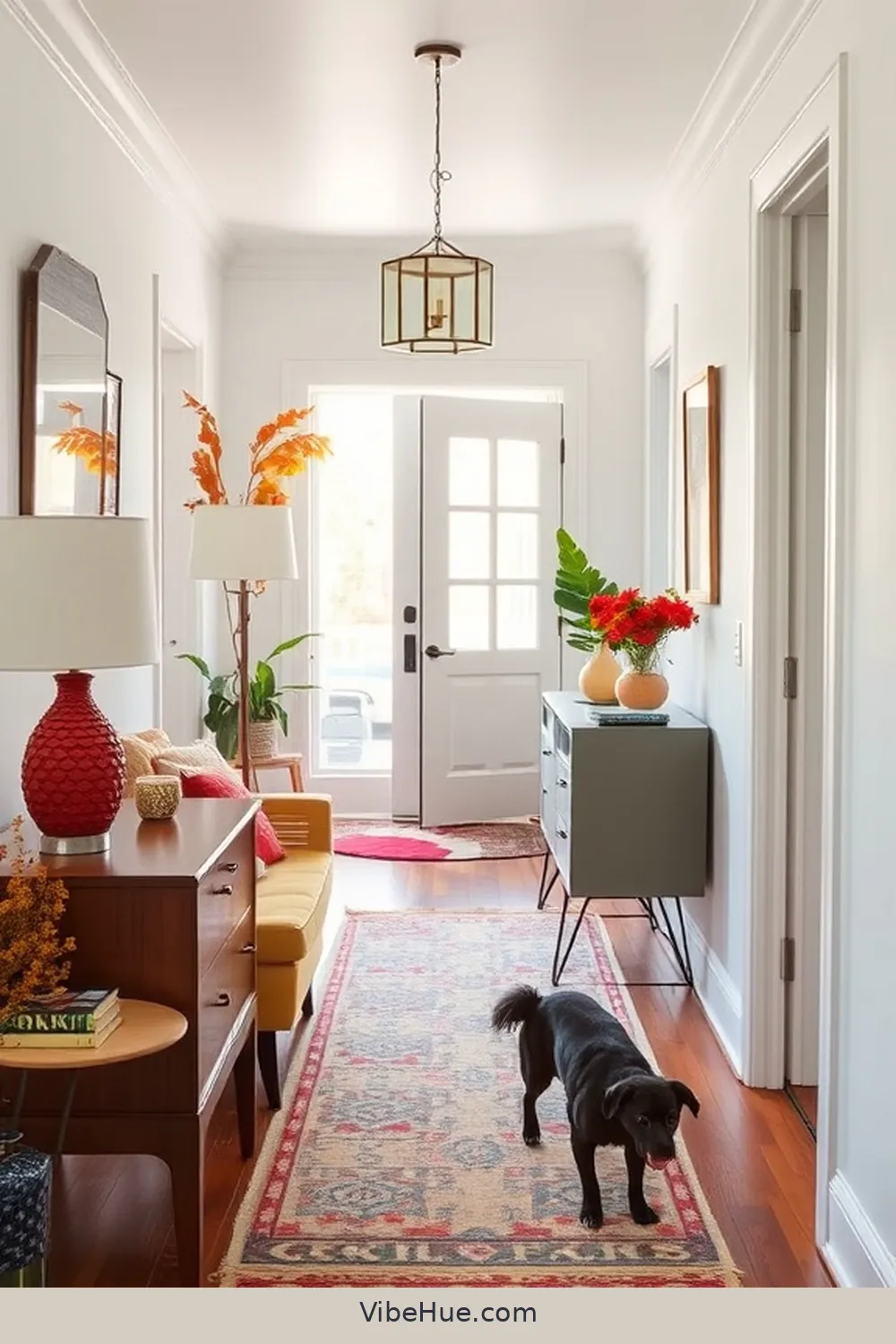 Style Your Fall Hallway With Mid-Century Modern Touches 12 Mix Old and New With Eclectic Accents for Style Your Fall Hallway With Mid-Century Modern Touches