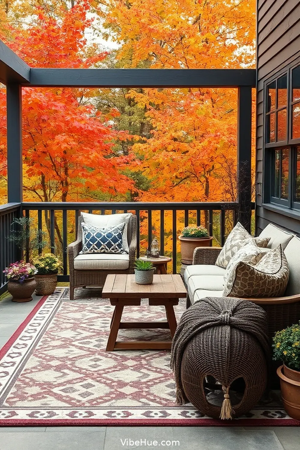 Style Your Outdoor Patio With Mid-Century Modern Fall Decor 3 Incorporate Textured Fabrics for Style Your Outdoor Patio With Mid-Century Modern Fall Decor