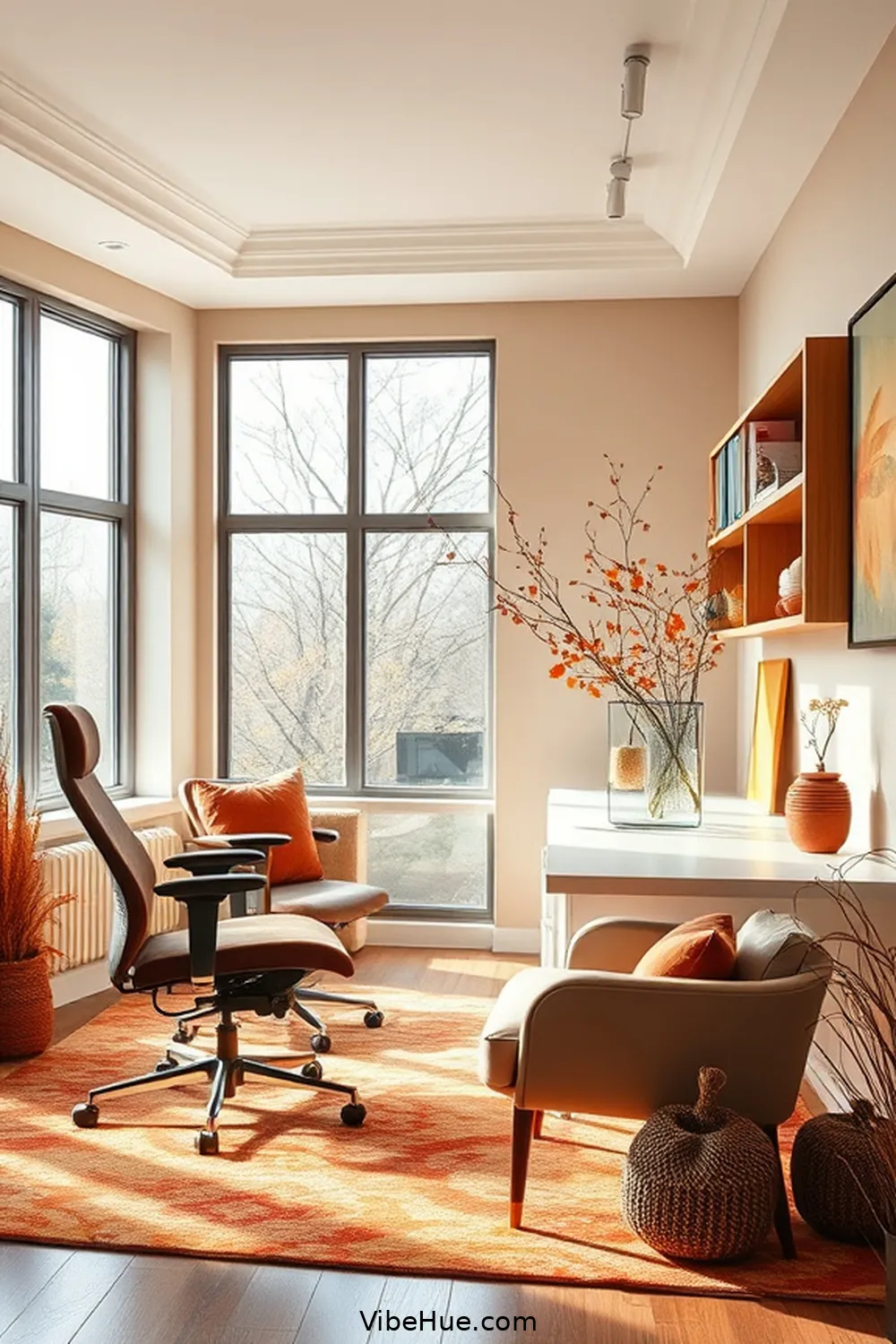 Tips and Tricks for Designing a Contemporary Fall Home Office Style 6 Invest in Ergonomic Furniture for Tips and Tricks for Designing a Contemporary Fall Home Office Style