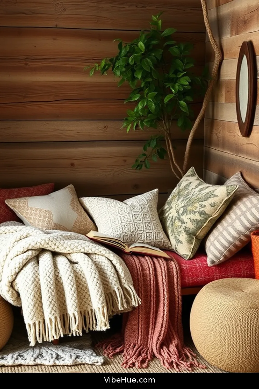Tips for Creating a Cozy Spring Library in Modern Farmhouse Style 9 Layer Textiles for Warmth for Tips for Creating a Cozy Spring Library in Modern Farmhouse Style