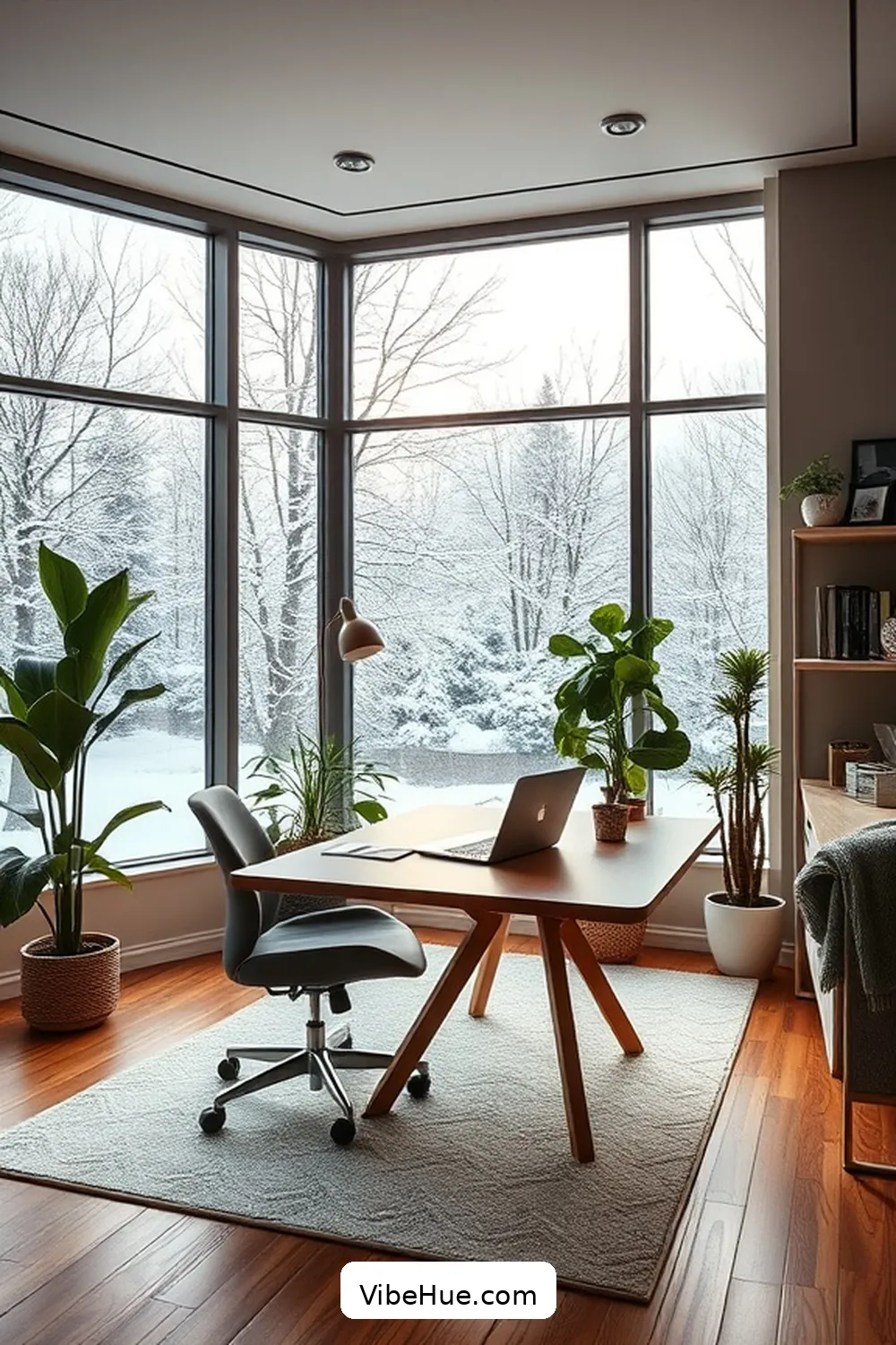 Optimize Lighting for Productivity for Tips for a Contemporary Style Winter Home Office