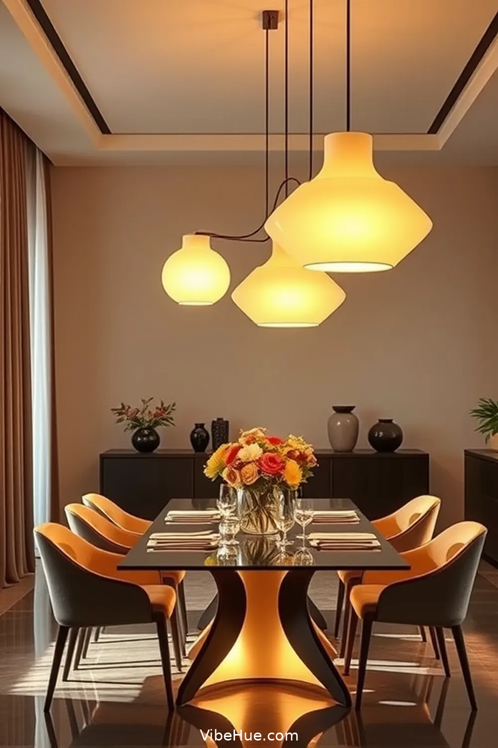 Transform Your Dining Room With Mid-Century Modern Summer Style 5 Add Statement Lighting Fixtures for Transform Your Dining Room With Mid-Century Modern Summer Style