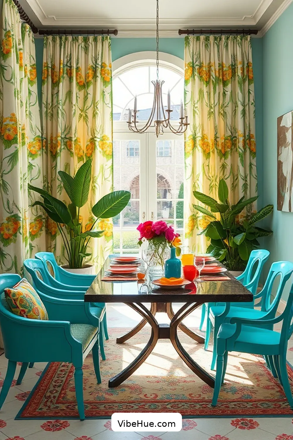 Transform Your Dining Room With Mid-Century Modern Summer Style 2 Embrace Vibrant Colors and Patterns for Transform Your Dining Room With Mid-Century Modern Summer Style