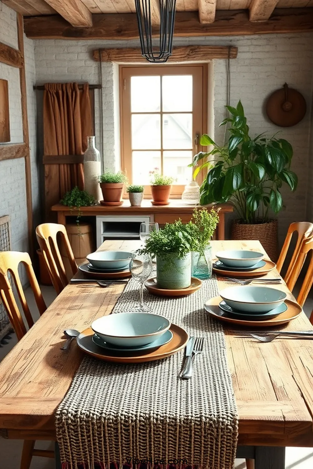 Transform Your Dining Room for Spring With Rustic Style Tips 5 Add Layered Textures for Transform Your Dining Room for Spring With Rustic Style Tips