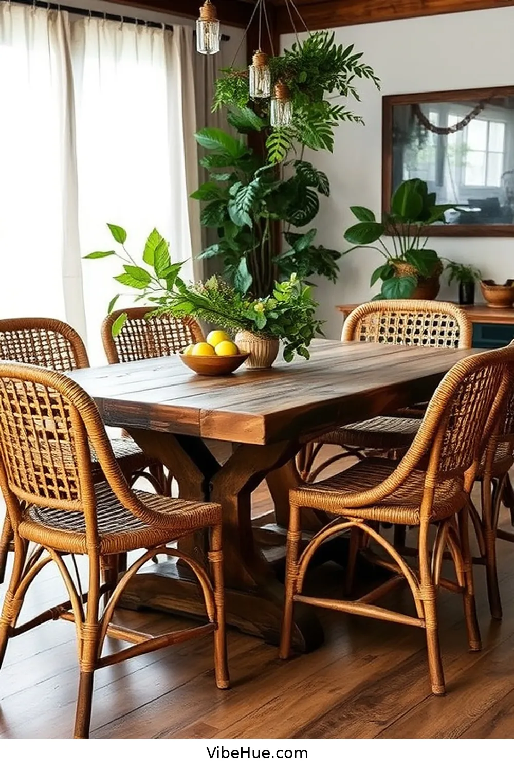 Transform Your Dining Room for Spring With Rustic Style Tips 2 Embrace Natural Materials for Transform Your Dining Room for Spring With Rustic Style Tips