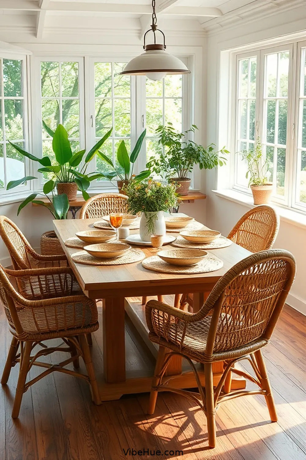 Transform Your Dining Room for Summer With Rustic Style Essentials 3 Incorporate Natural Materials for Transform Your Dining Room for Summer With Rustic Style Essentials