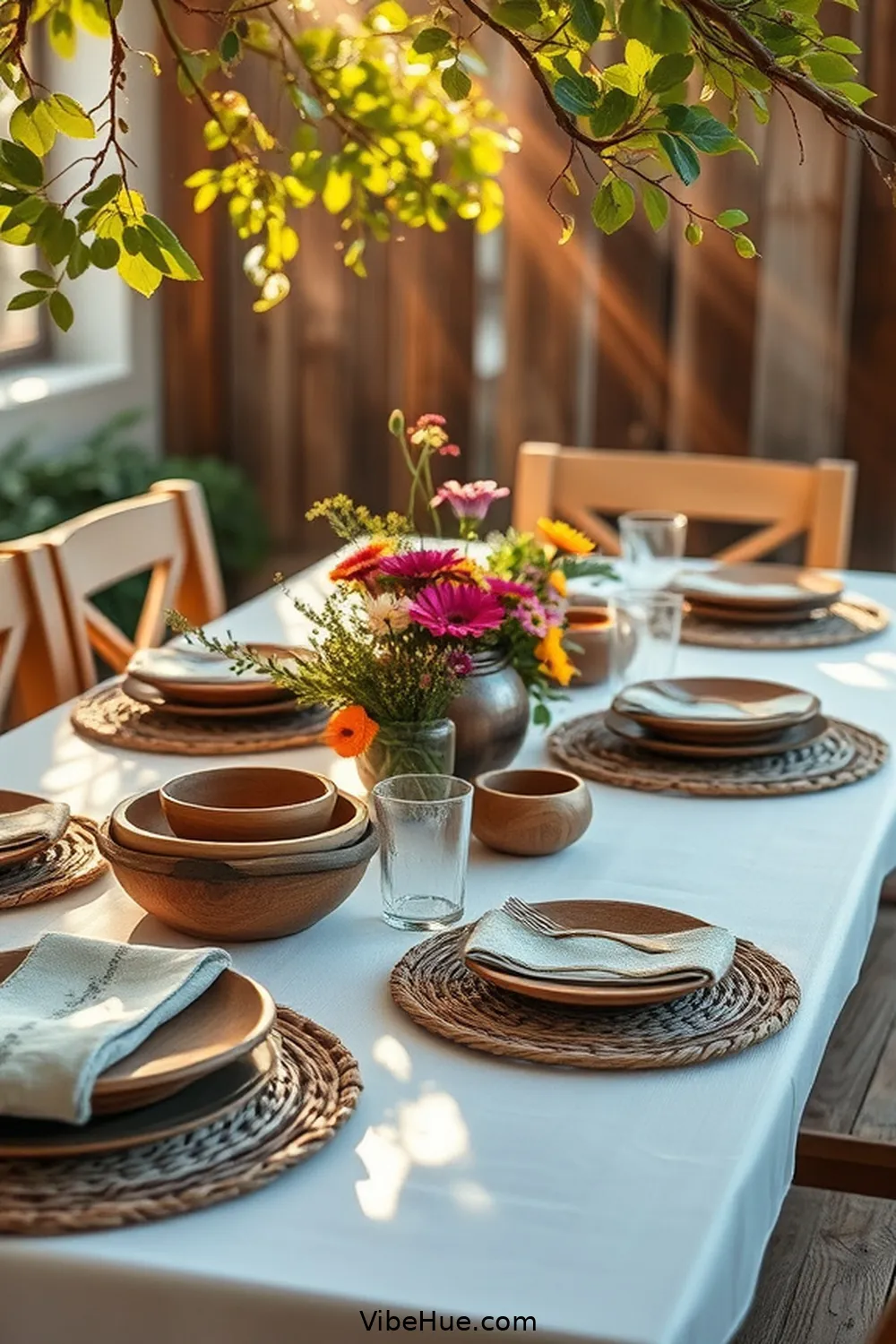 Transform Your Dining Room for Summer With Rustic Style Essentials 8 Set the Table With Rustic Tableware for Transform Your Dining Room for Summer With Rustic Style Essentials