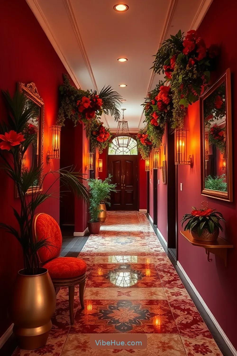 Transform Your Hallway With Modern Glam Fall Style 2 Embrace Rich Fall Colors for Transform Your Hallway With Modern Glam Fall Style