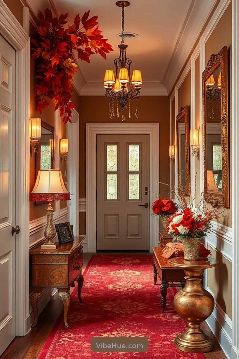 Transform Your Hallway With Modern Glam Fall Style 16 Seasonal Accents for a Festive Touch for Transform Your Hallway With Modern Glam Fall Style