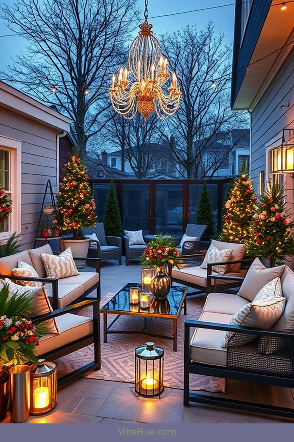 Transform Your Outdoor Patio With Modern Glam Holiday Style 5 Chic Furniture Arrangements for Transform Your Outdoor Patio With Modern Glam Holiday Style