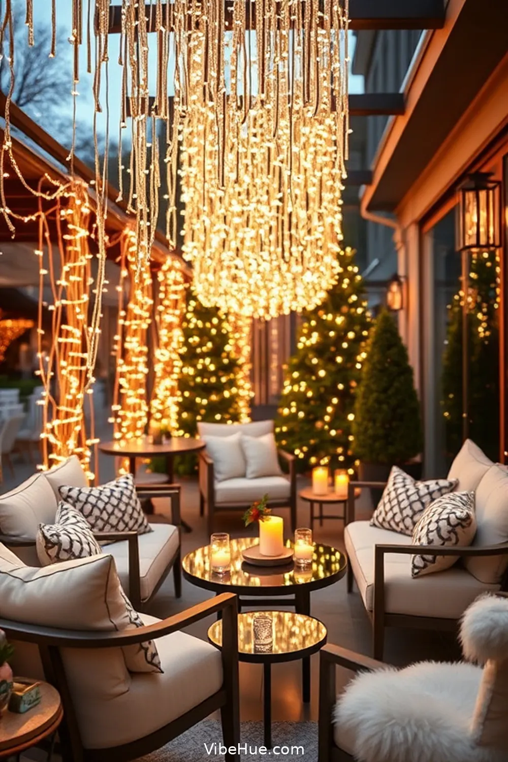 Transform Your Outdoor Patio With Modern Glam Holiday Style 3 Illuminate With Twinkling Lights for Transform Your Outdoor Patio With Modern Glam Holiday Style