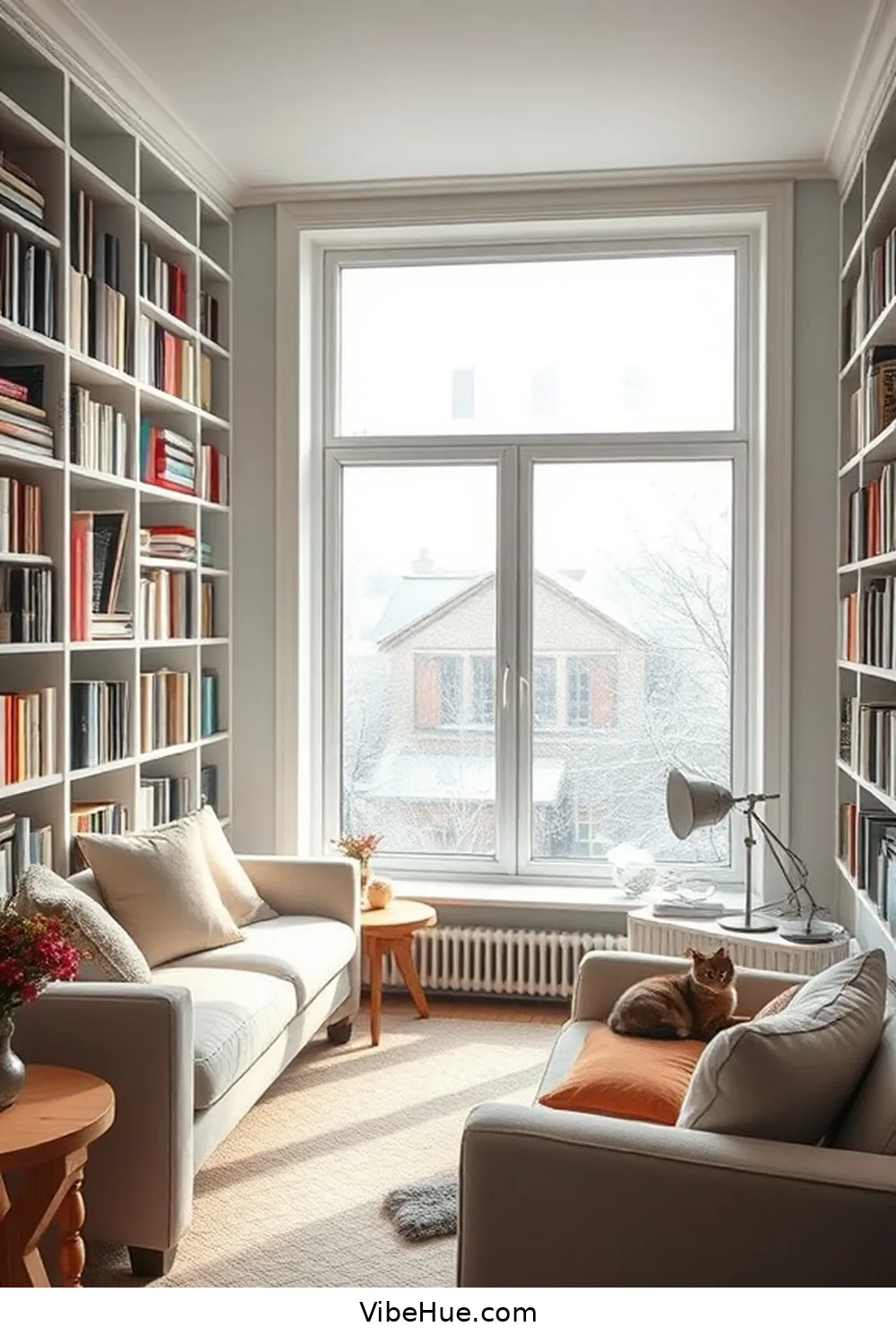 Winter Library Design Tips and Tricks for a Minimalist Style 4 Curate Your Collection for Winter Library Design Tips and Tricks for a Minimalist Style