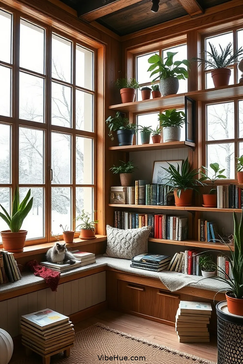 Winter Library Design Tips and Tricks for a Minimalist Style 5 Incorporate Natural Elements for Winter Library Design Tips and Tricks for a Minimalist Style