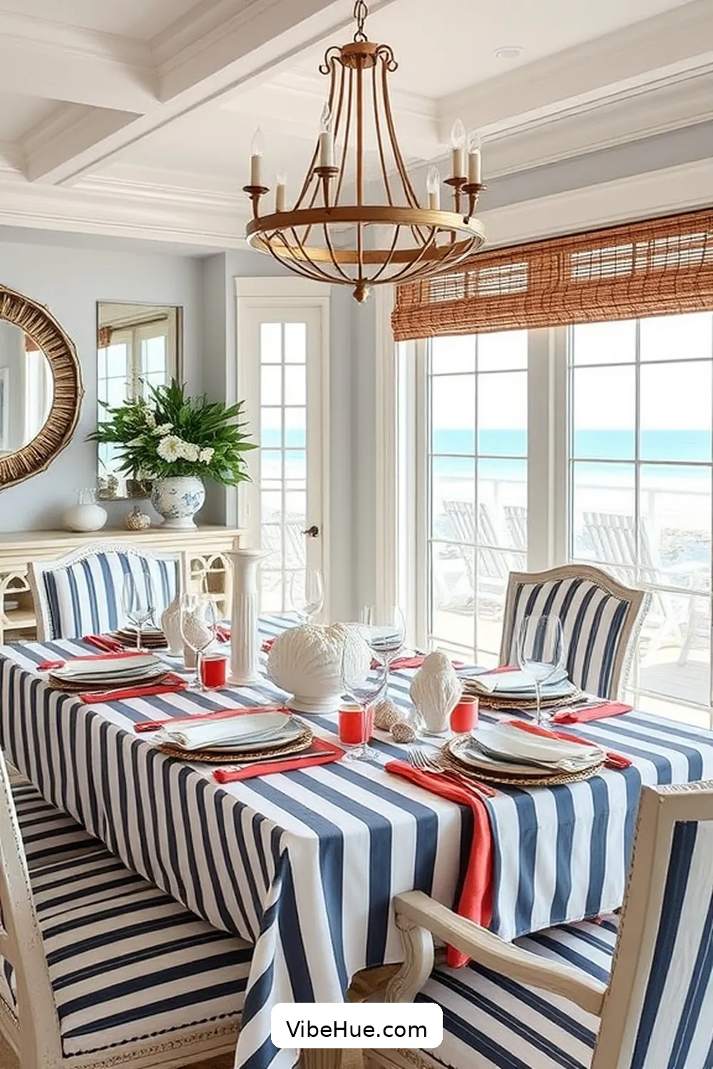 Add Nautical Accents for Year-Round Coastal Style for Your Dining Room: 20 Tips