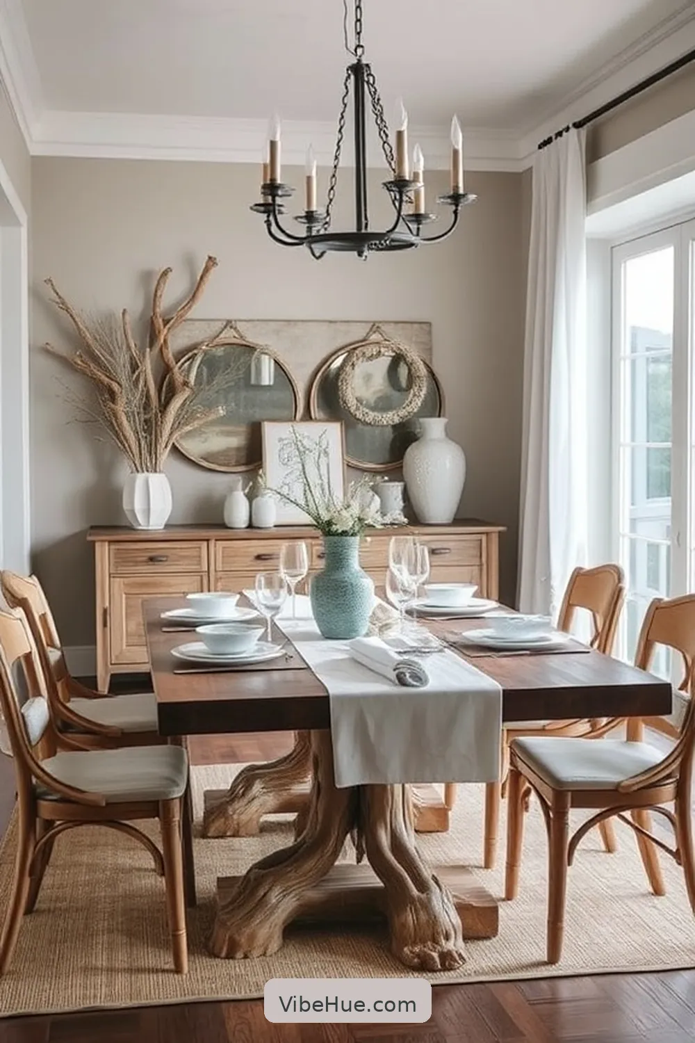 Utilize Driftwood Decor for Year-Round Coastal Style for Your Dining Room: 20 Tips