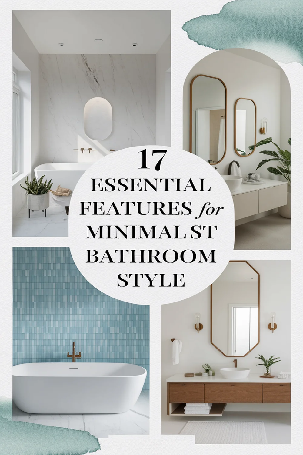 Image for: 17 Essential Features for Year-Round Minimalist Bathroom Style