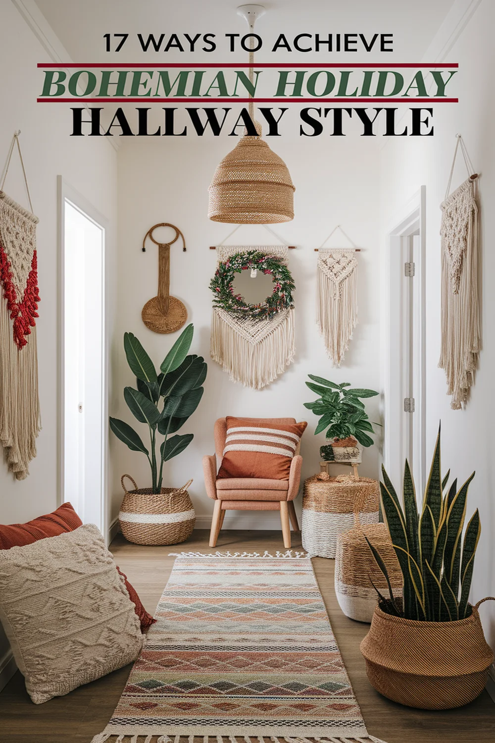 Image for: 17 Ways to Create Bohemian Holiday Hallway Style