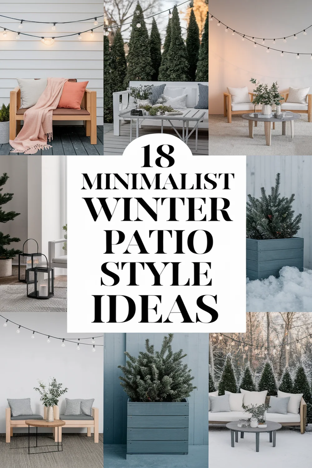 Image for: 18 Minimalist Ideas for Your Winter Outdoor Patio Style