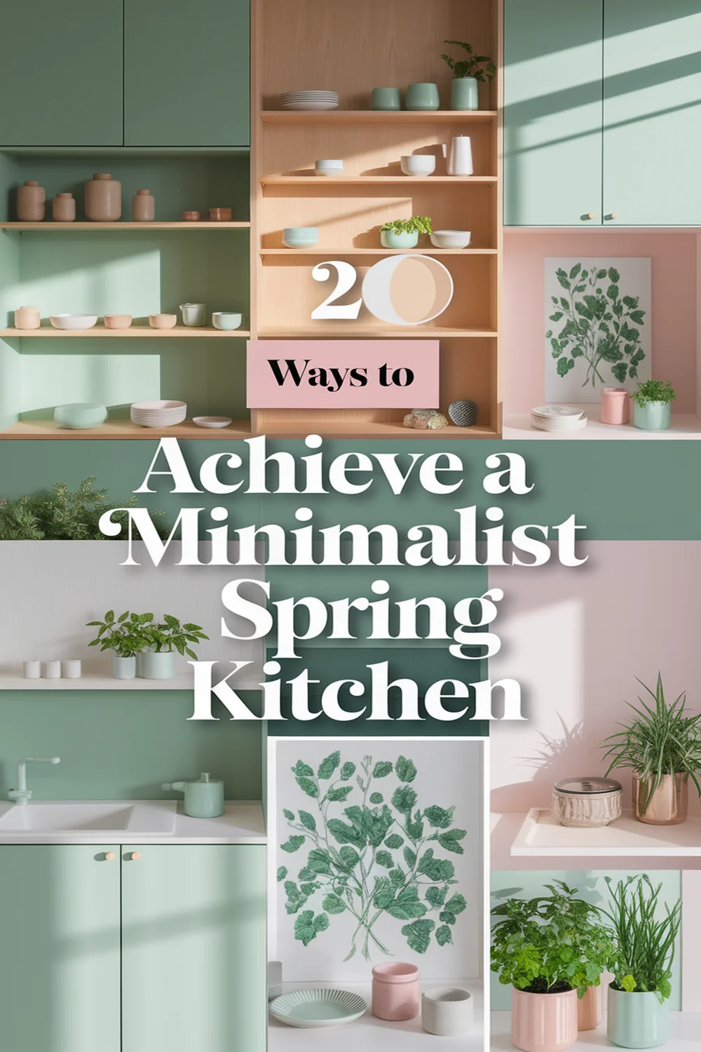 Image for: 20 Ways to Create a Minimalist Style Spring Kitchen