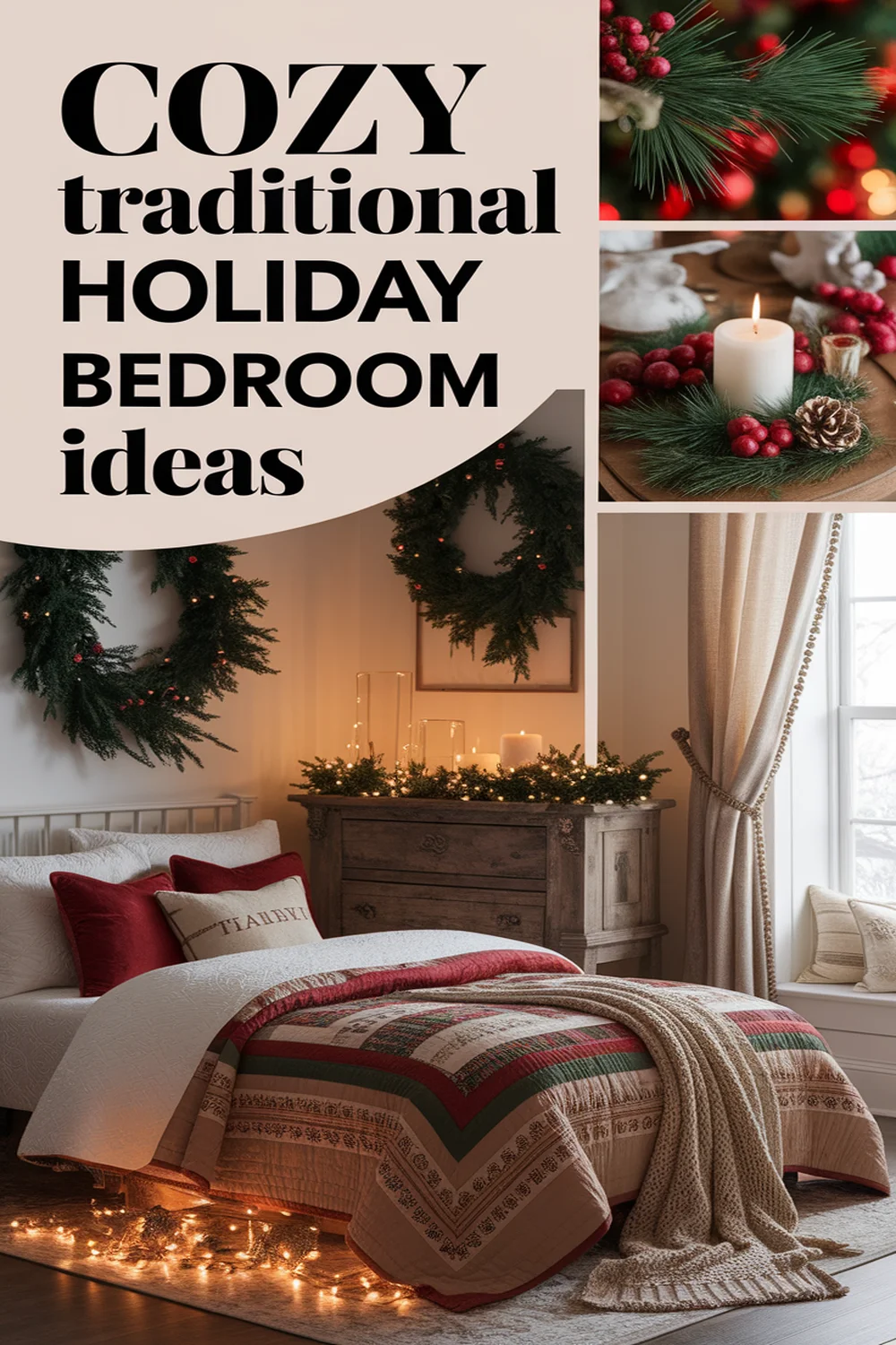 Image for: Create a Cozy Holiday Bedroom in Traditional Style