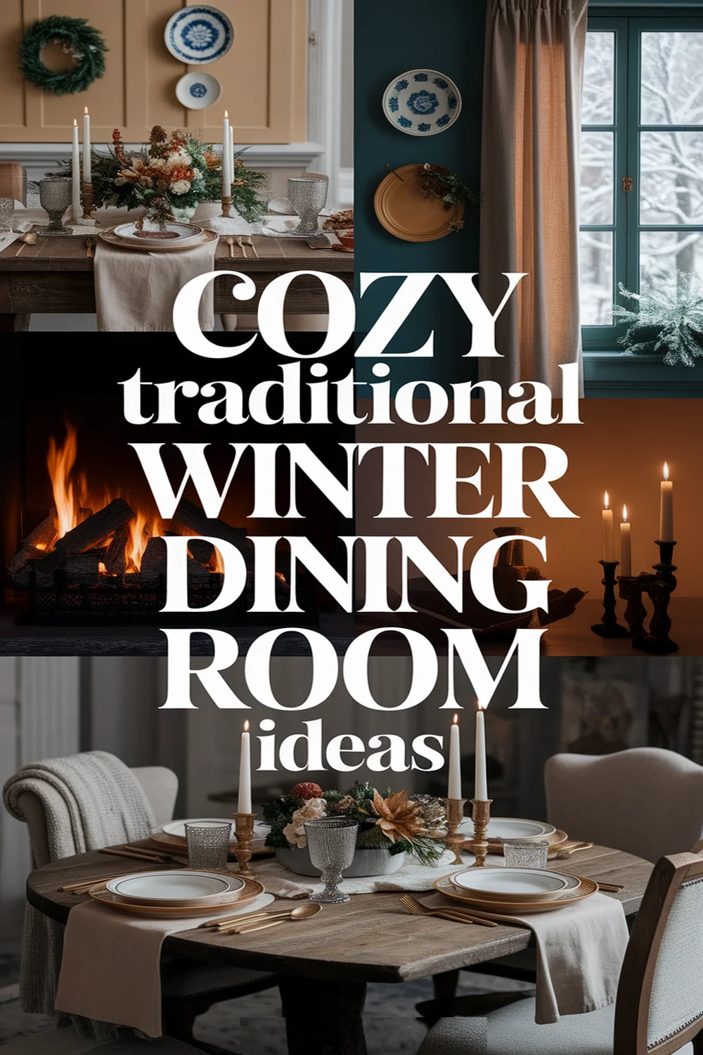 Image for: Create a Cozy Winter Dining Room in Traditional Style
