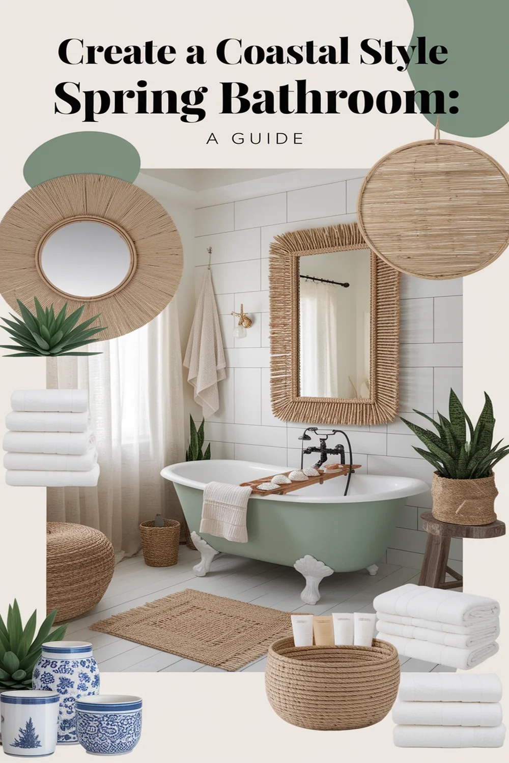 Image for: Create a Spring Bathroom With Coastal Style: a Guide