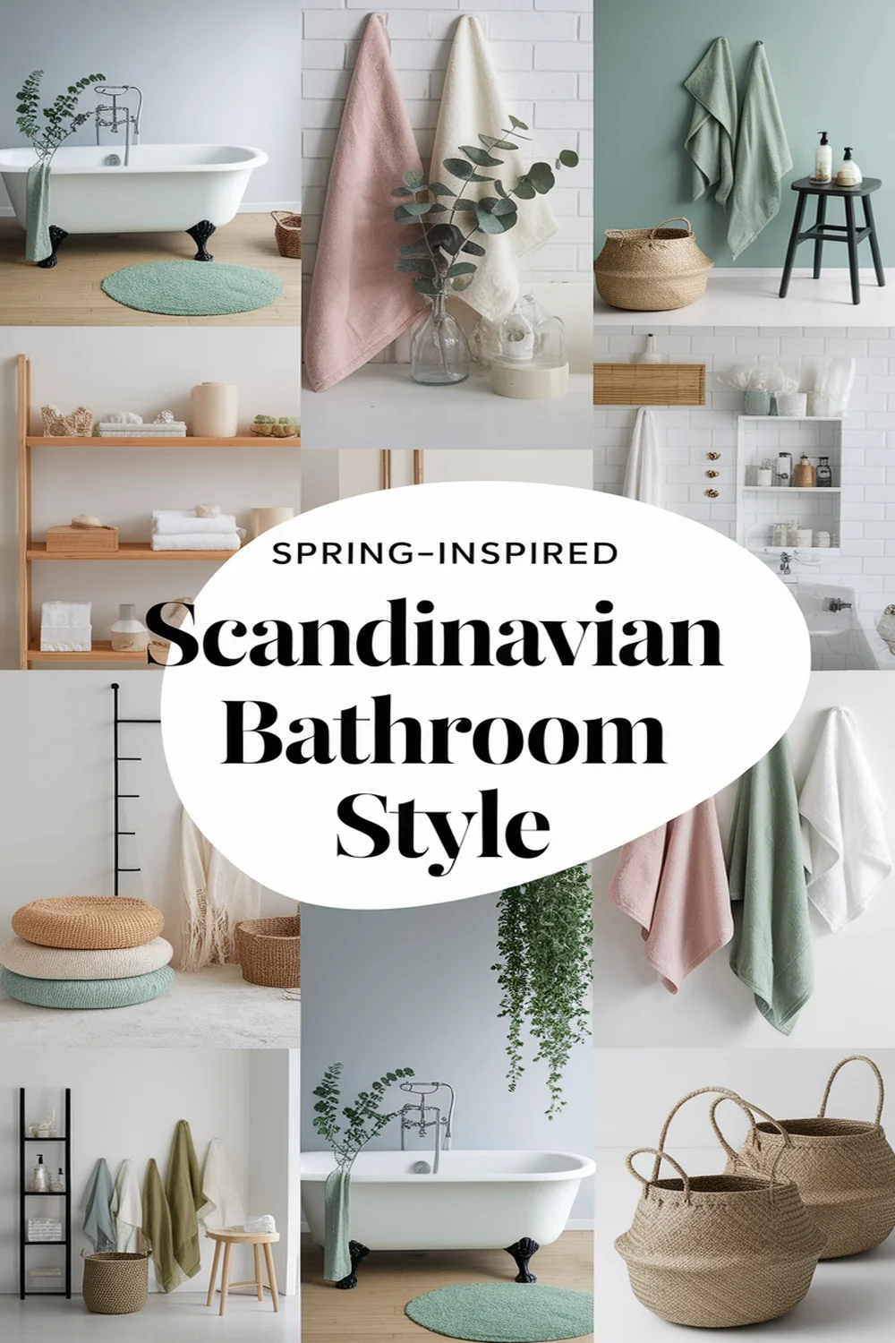 Image for: Create a Spring-Inspired Scandinavian Bathroom Style