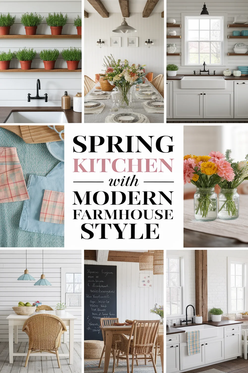 Image for: Create a Spring Kitchen With Modern Farmhouse Style
