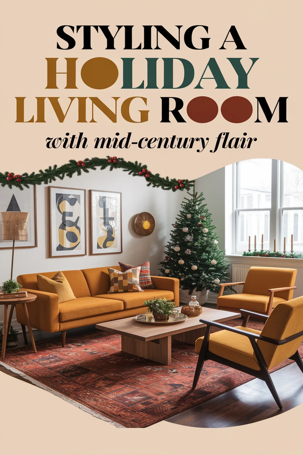How to Style a Holiday Living Room With Mid-Century Modern Flair 42 Image for: How to Style a Holiday Living Room With Mid-Century Modern Flair